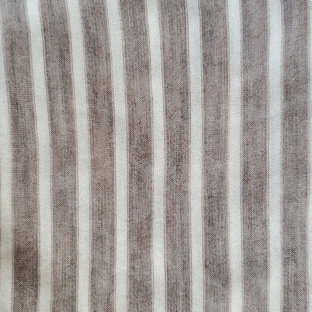 100% Merino Wool Leggings, Taupe & Cream Striped, M, NEW, NWT